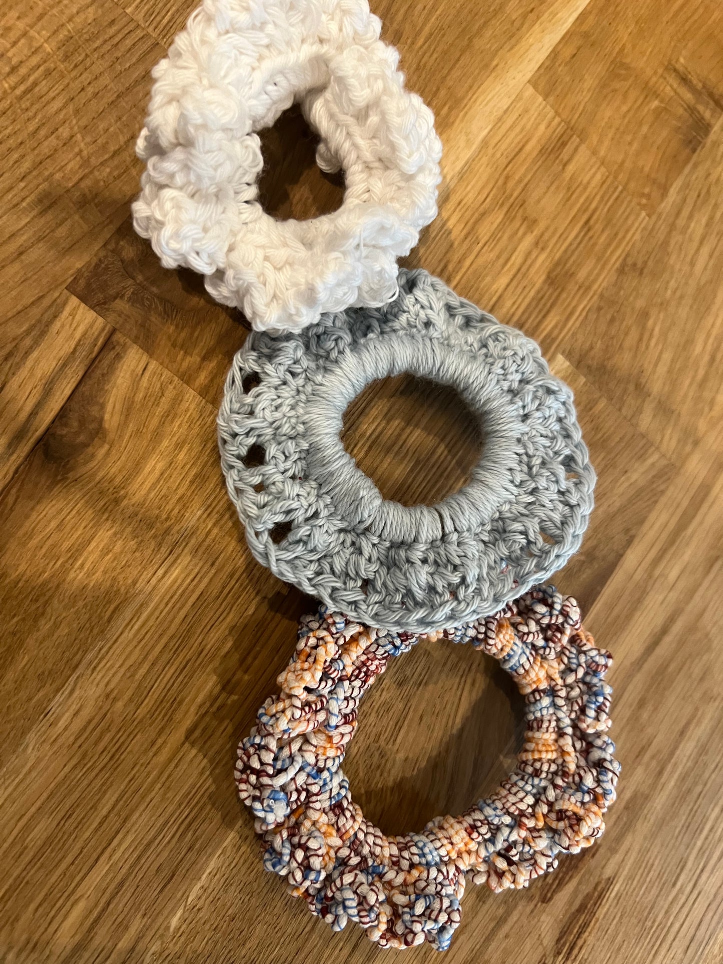 CROCHET BUNS - COLORFUL TRIO