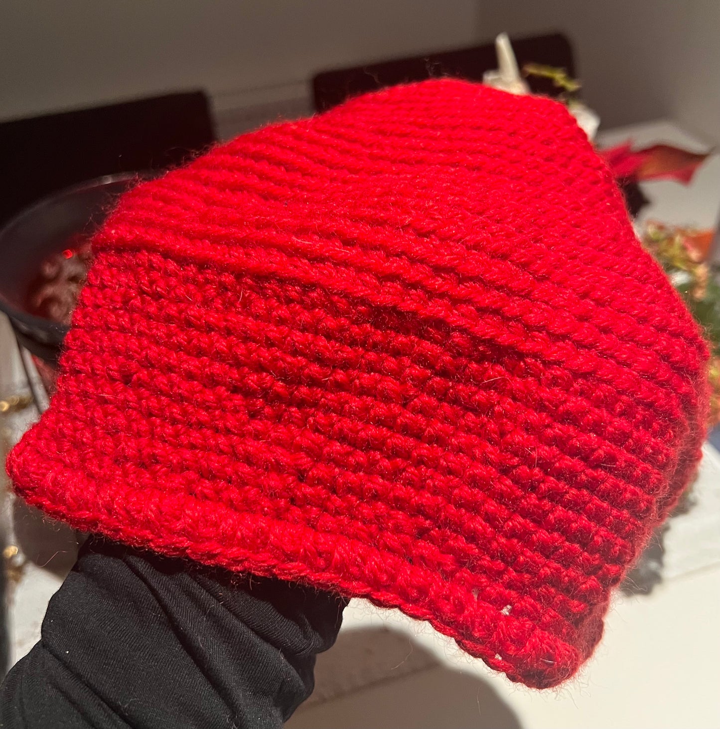 CROCHET RED PLAIN