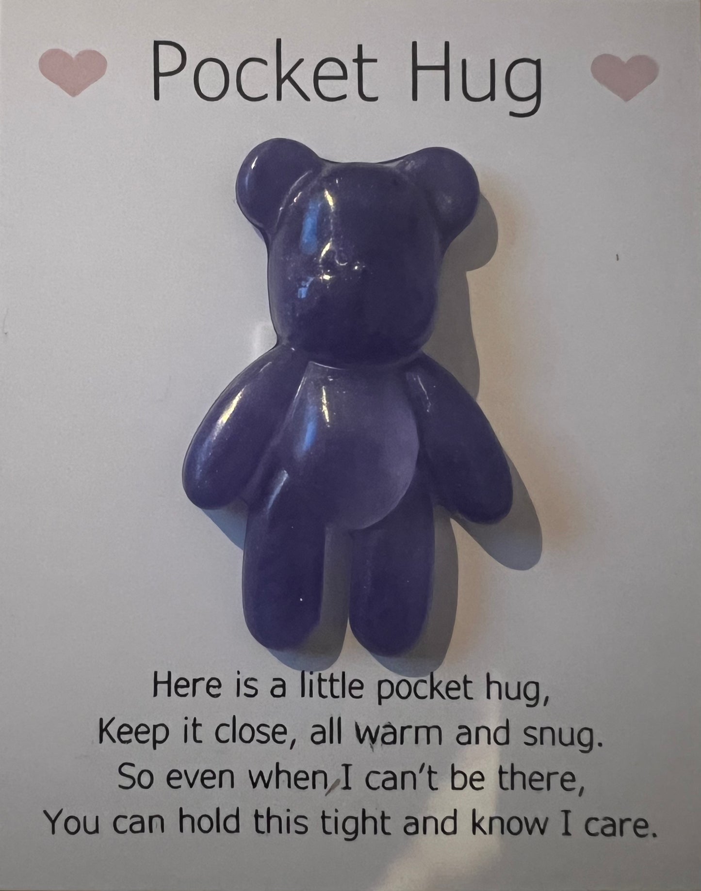EPOXY TEDDY BEAR POCKET HUG