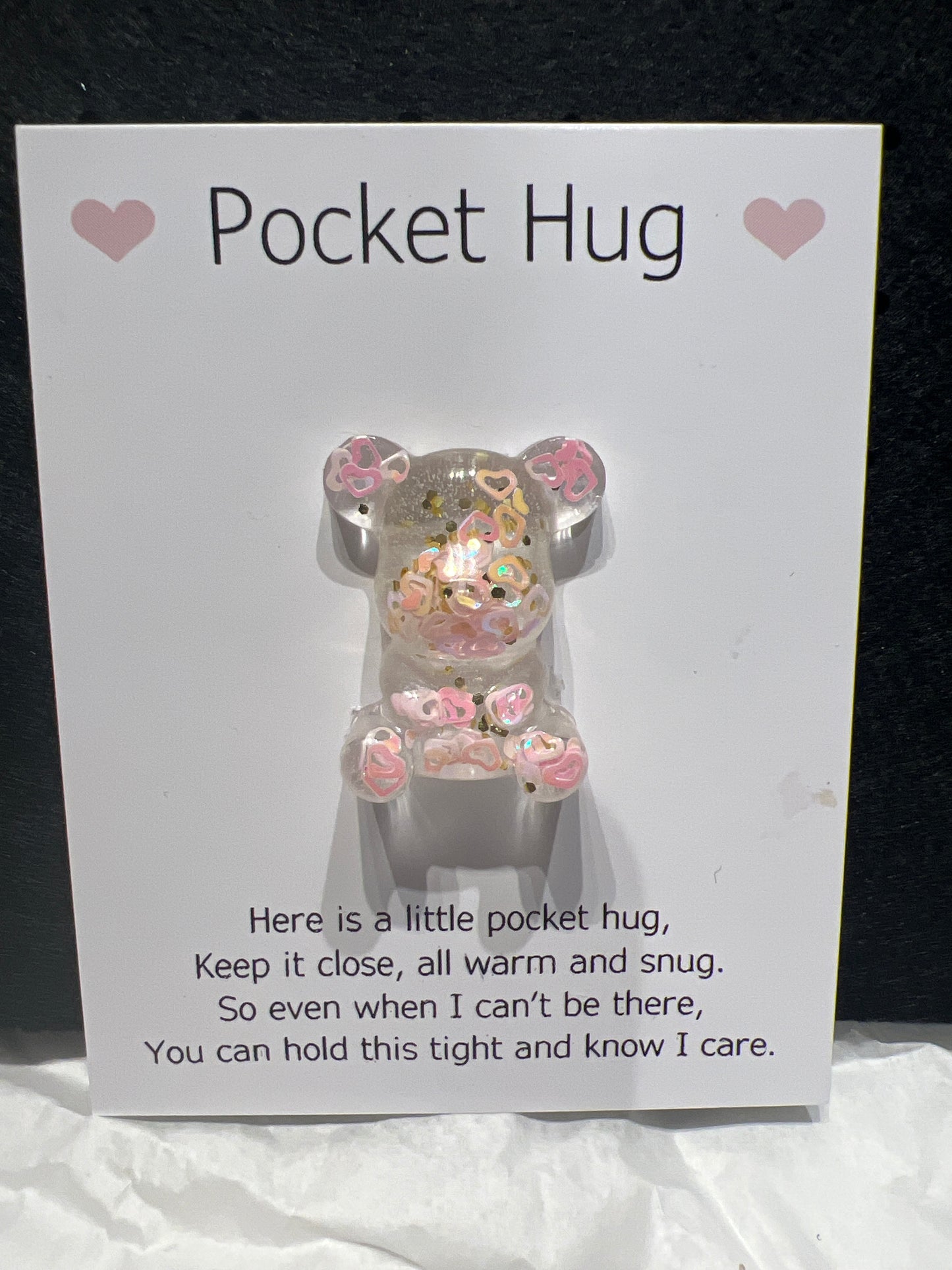 EPOXY TEDDY BEAR POCKET HUG