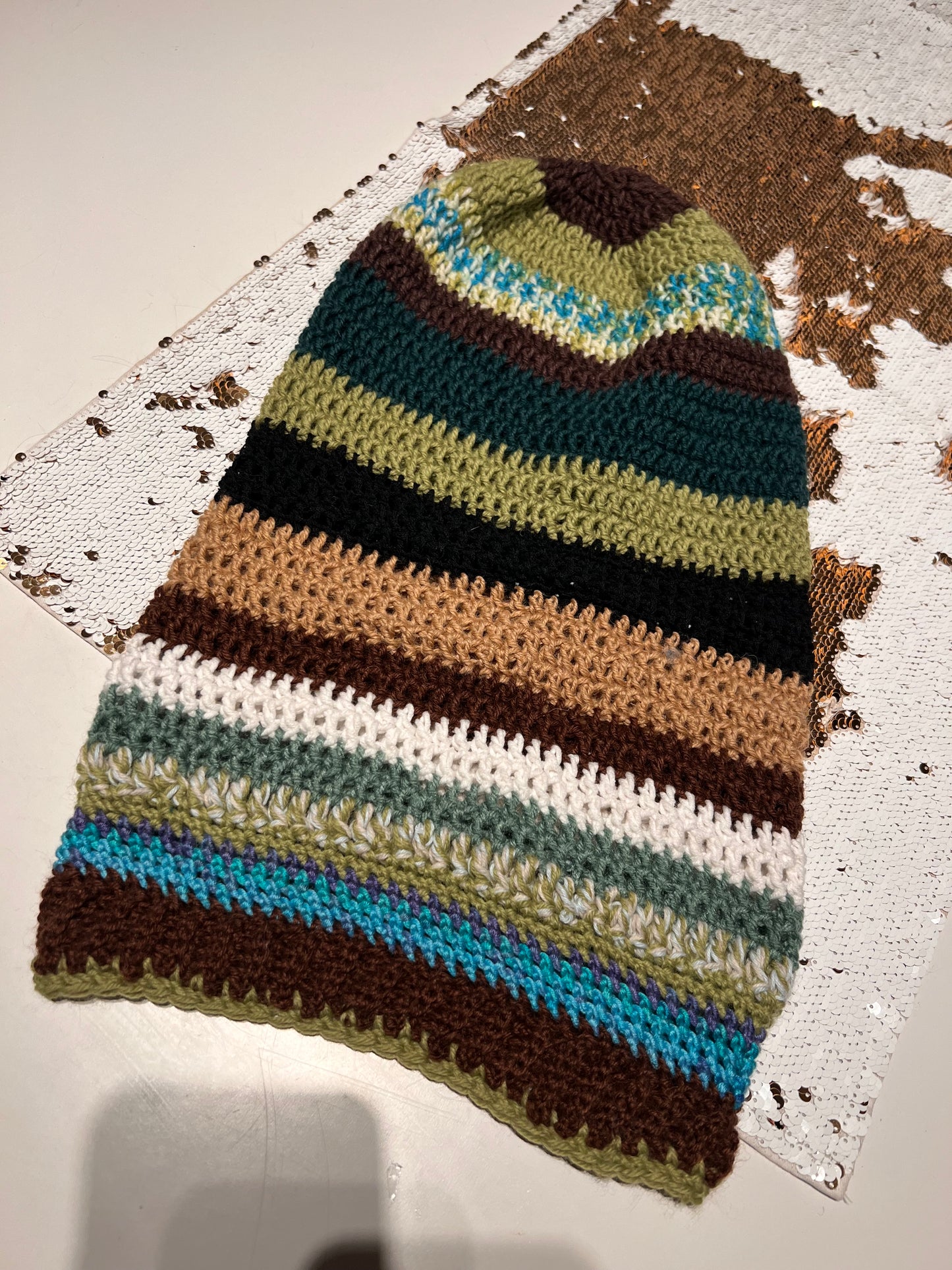 CROCHET BEANIE EARTH AND NATURE