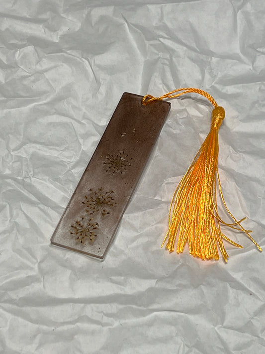 EPOXY BOOKMARK - FLOWERS
