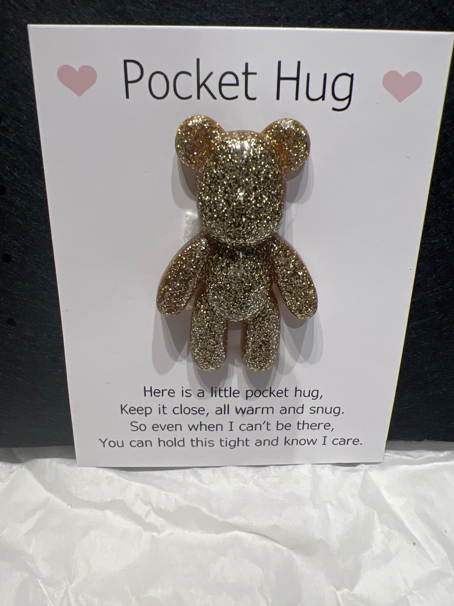 EPOXY TEDDY BEAR POCKET HUG