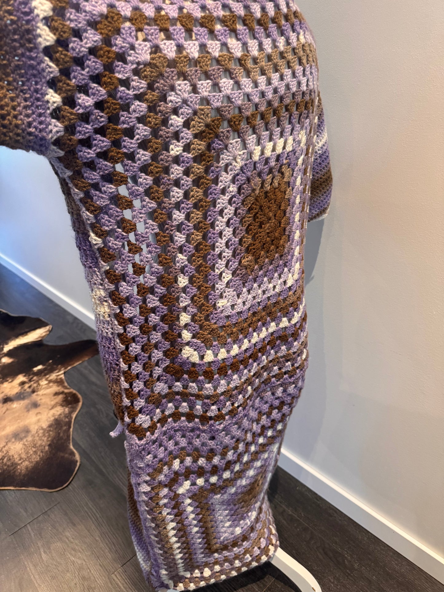 CROCHET LONG ROBE - HEATH AND EARTH