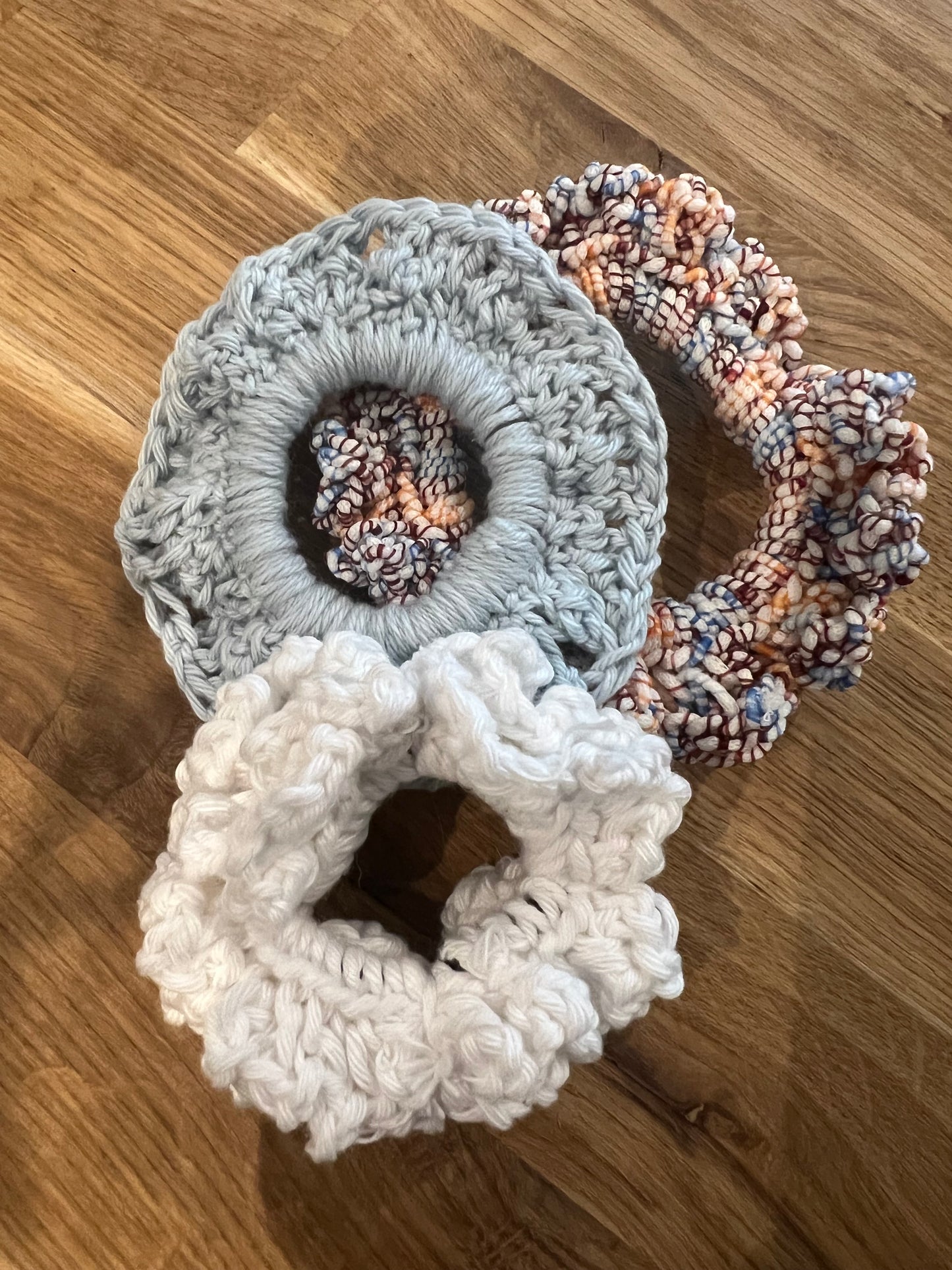CROCHET BUNS - COLORFUL TRIO