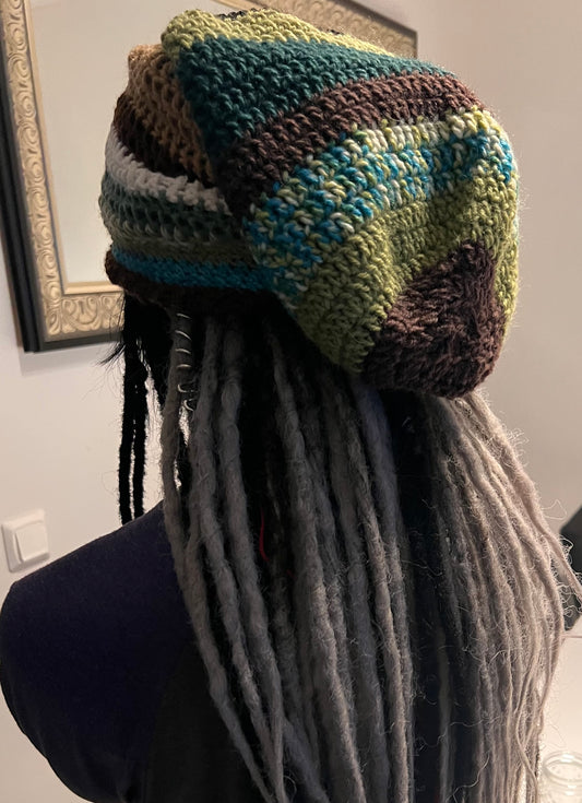 CROCHET BEANIE EARTH AND NATURE