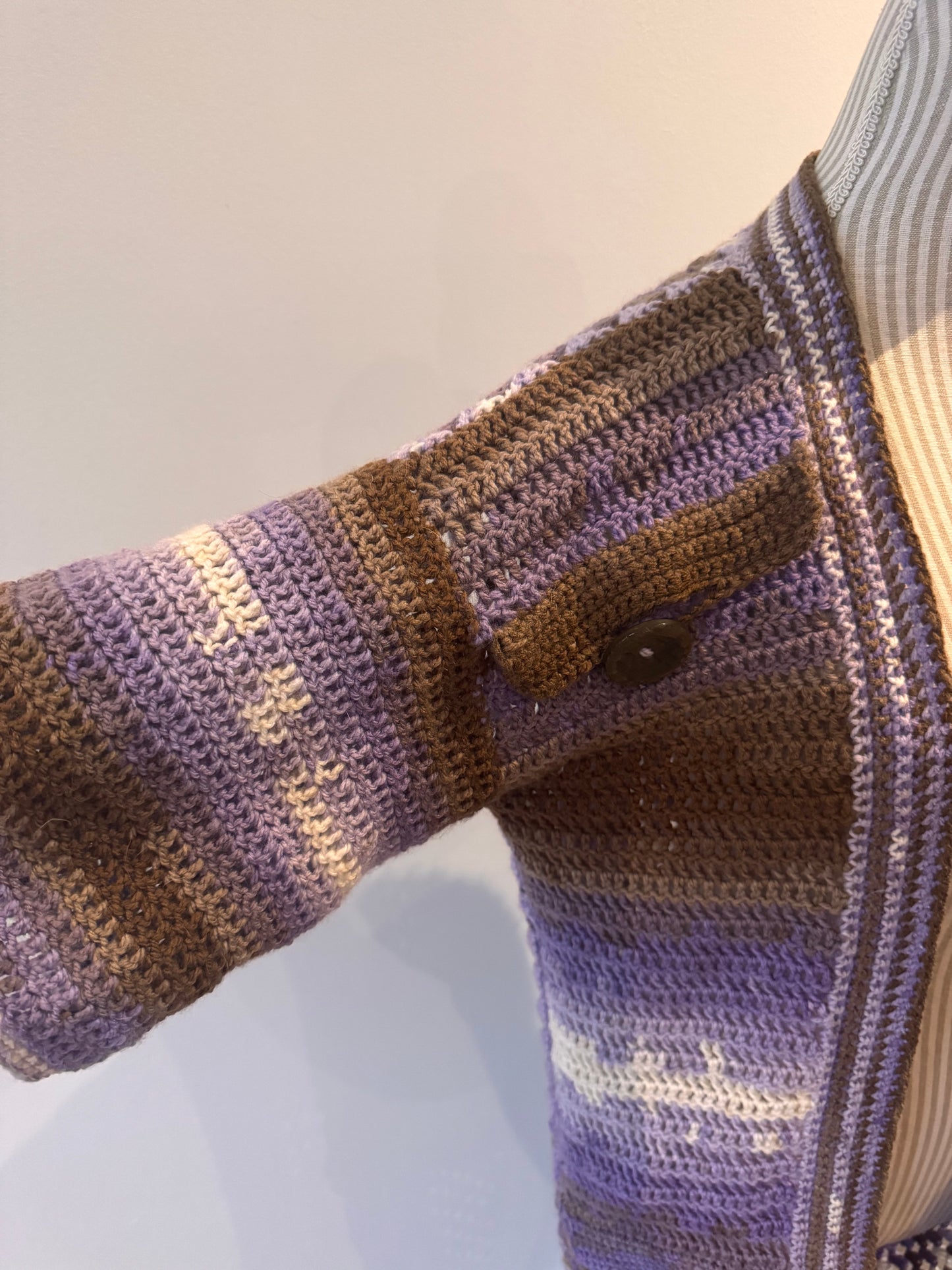 CROCHET LONG ROBE - HEATH AND EARTH
