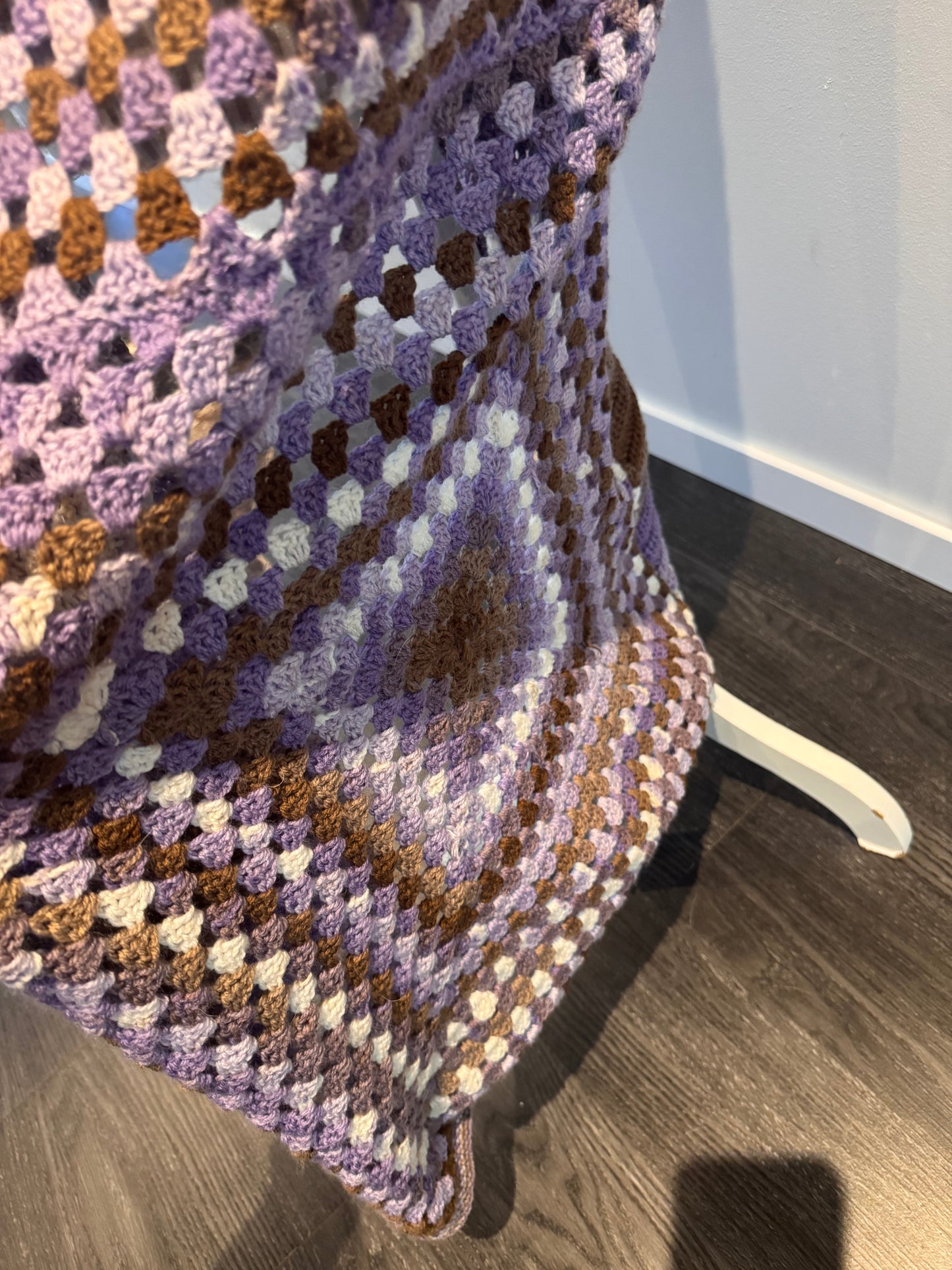 CROCHET LONG ROBE - HEATH AND EARTH