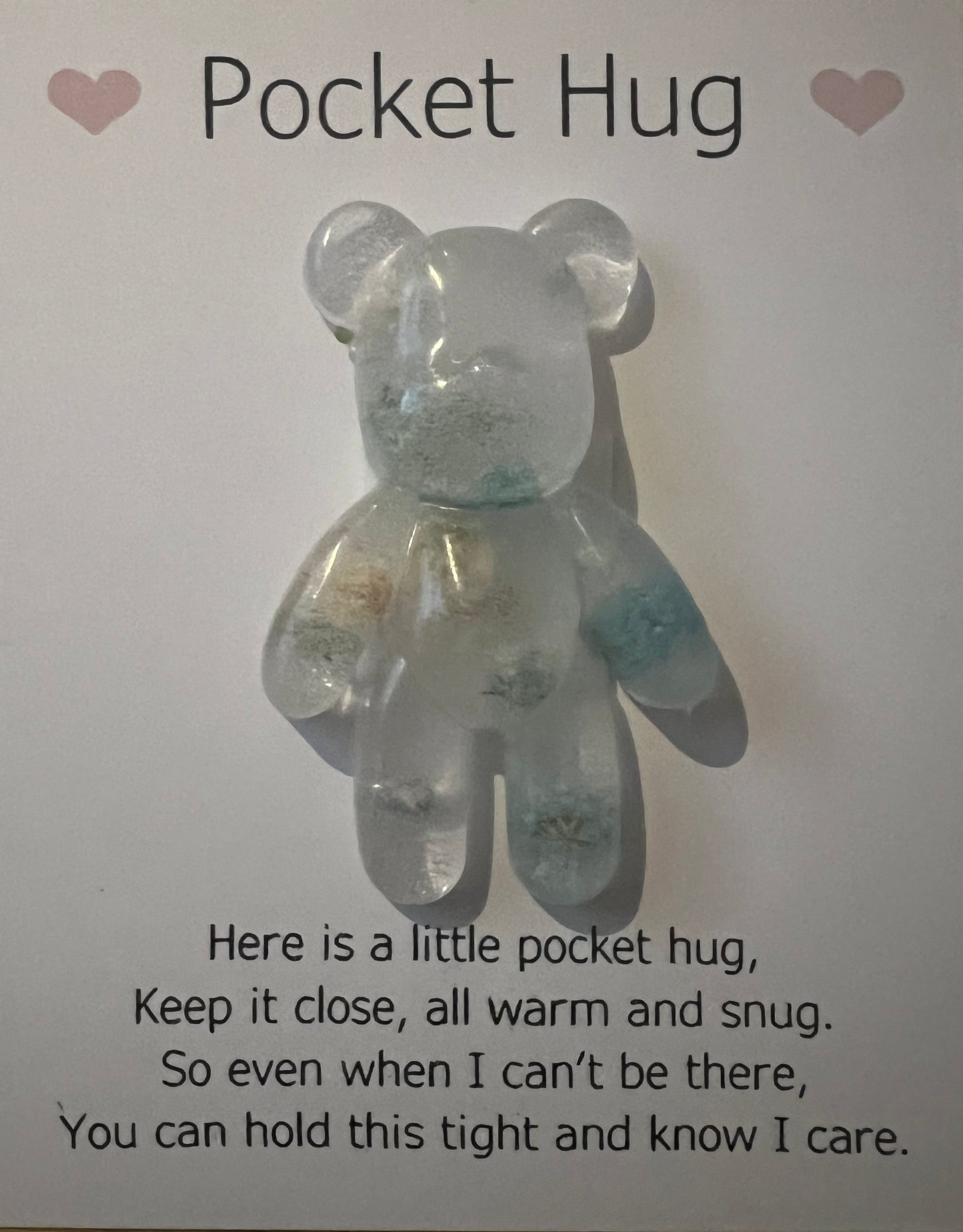 EPOXY TEDDY BEAR POCKET HUG