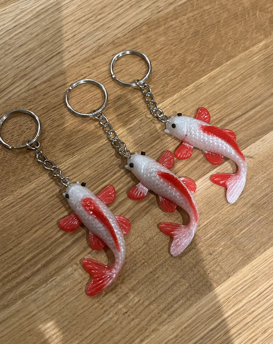 EPOXY KOI KEYCHAIN