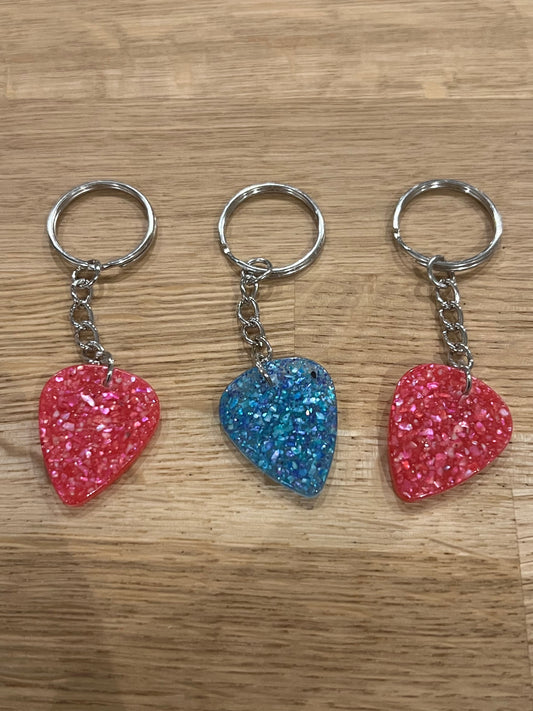EPOXY PICK KEYCHAIN