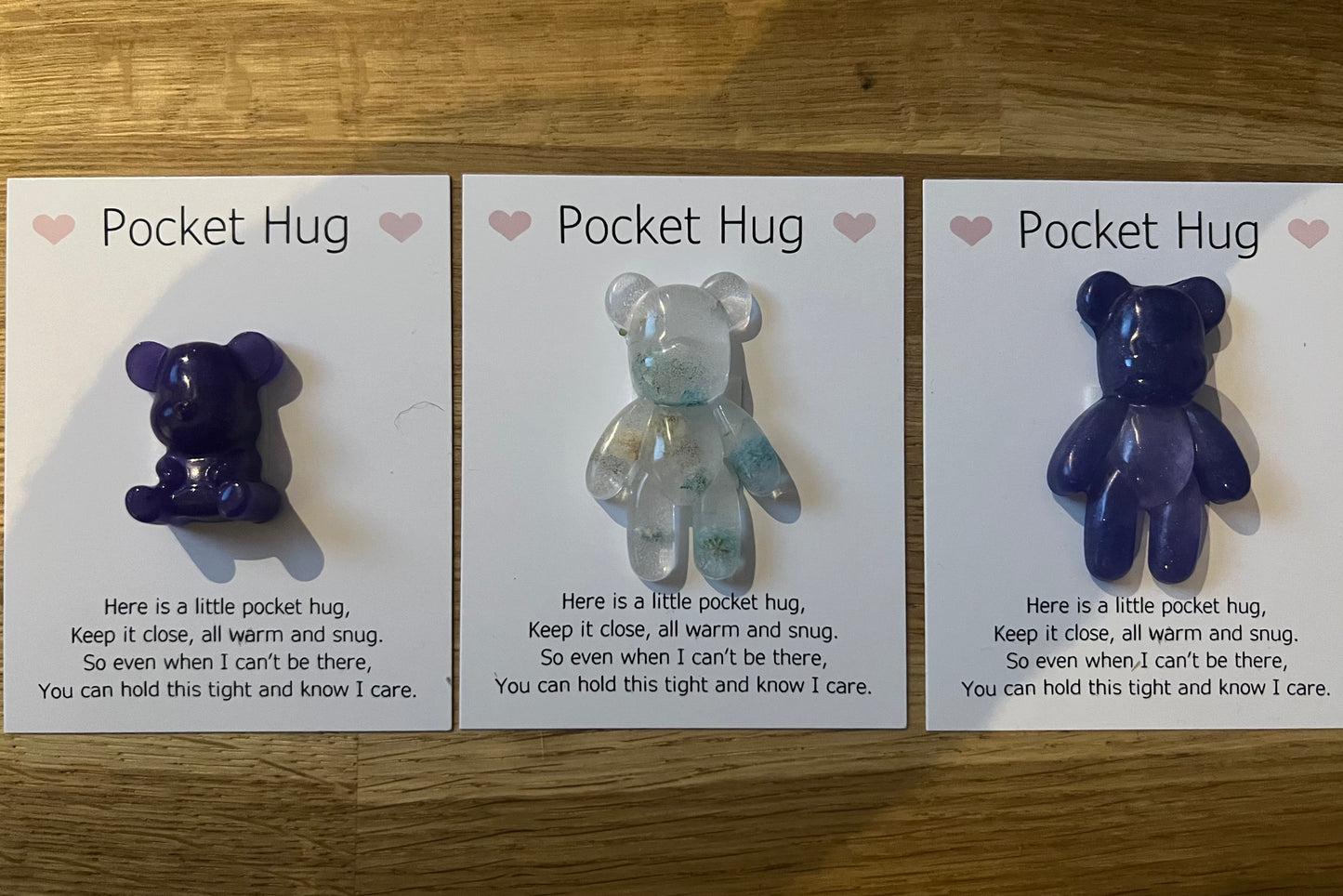 EPOXY TEDDY BEAR POCKET HUG