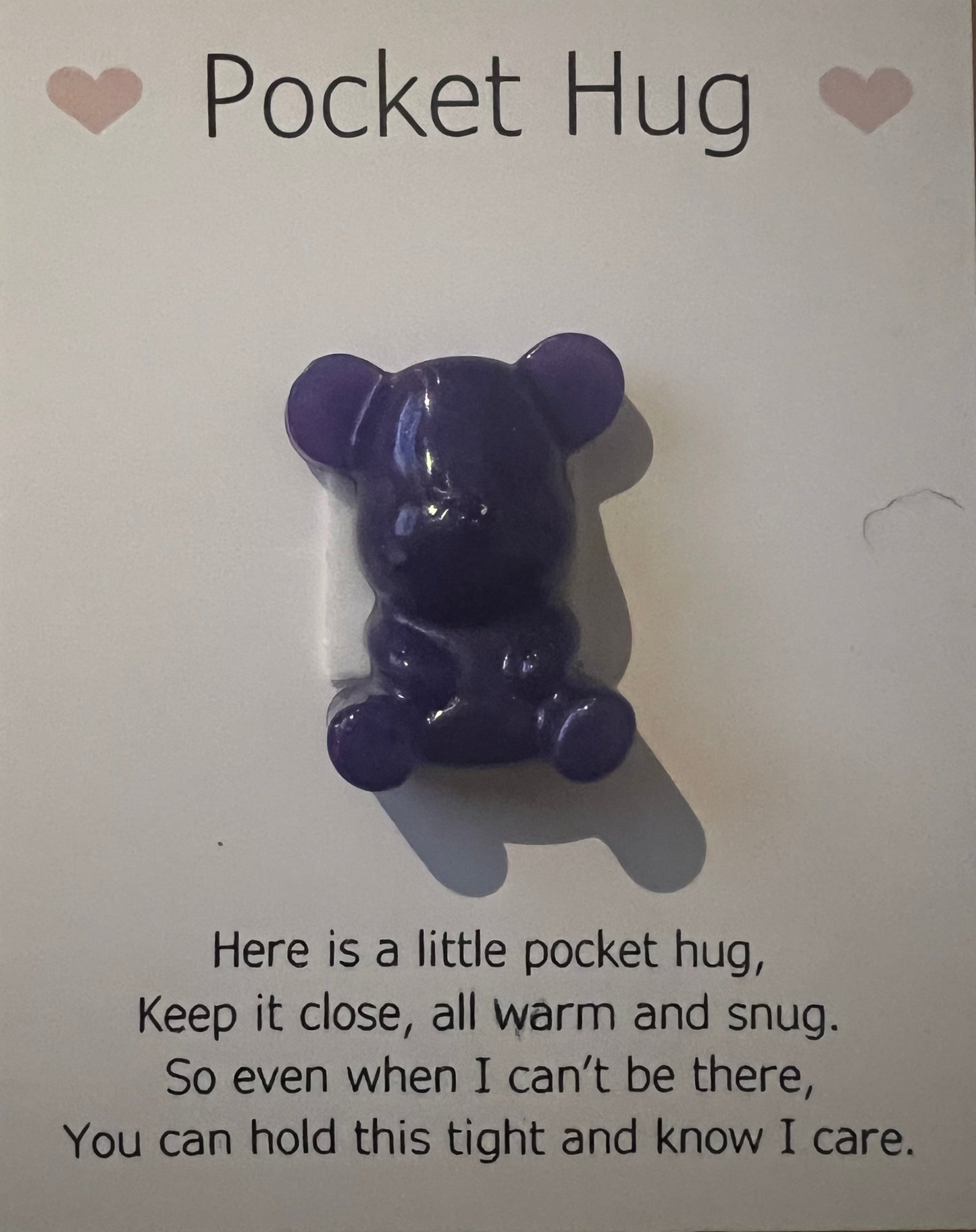EPOXY TEDDY BEAR POCKET HUG