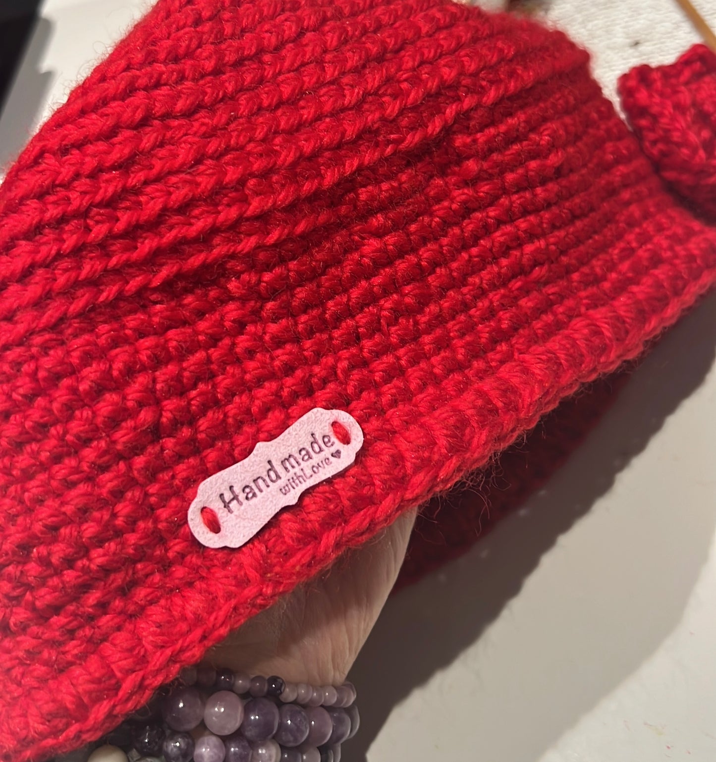 CROCHET RED PLAIN