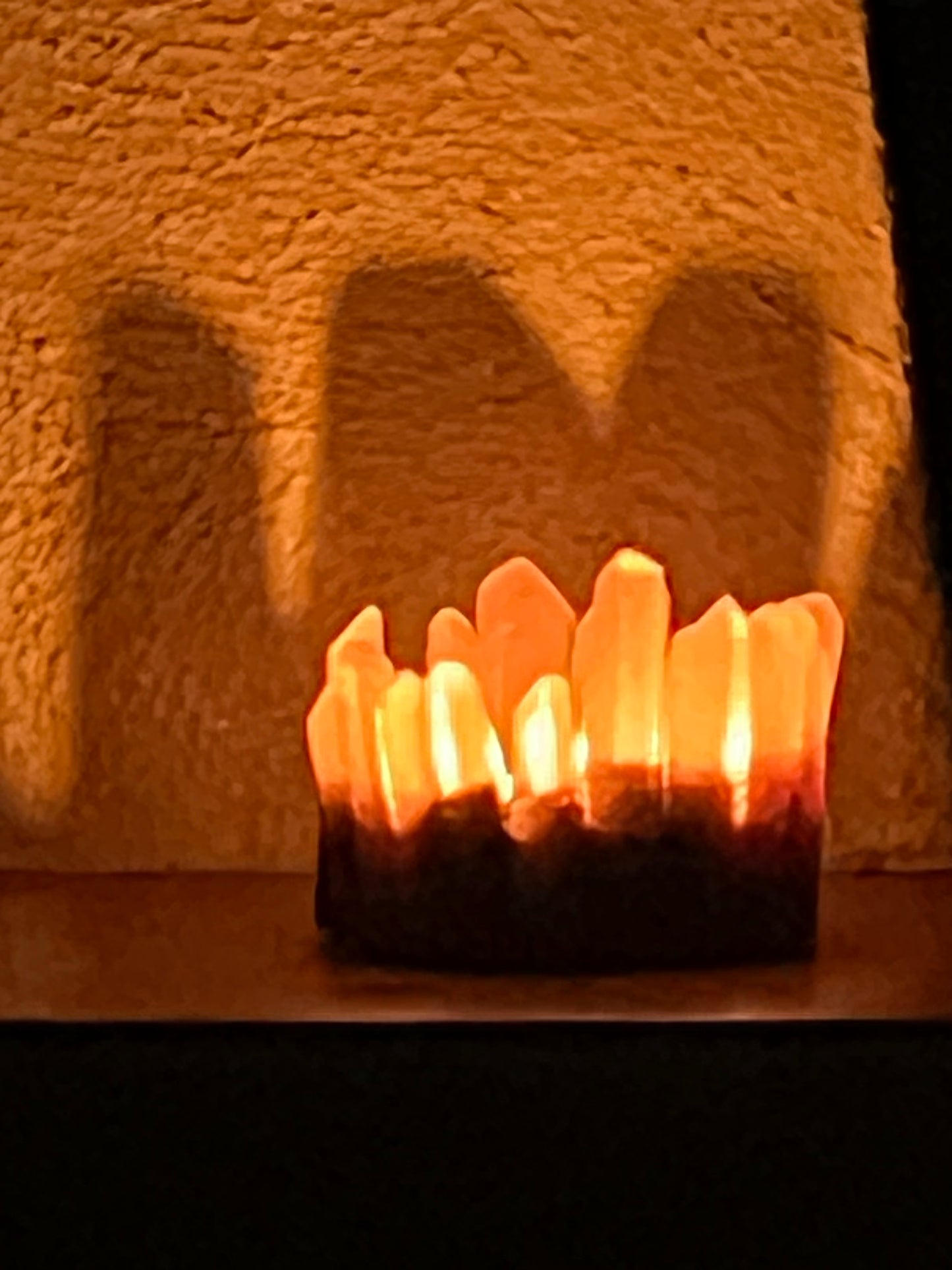 EPOXY AMETHYST PURPLE - TEALIGHT CANDLE HOLDER