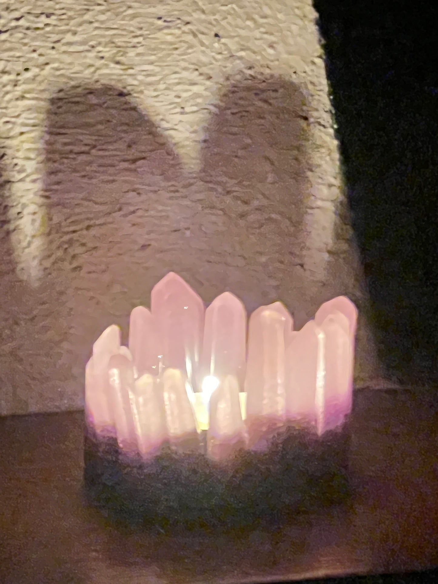 EPOXY AMETHYST PURPLE - TEALIGHT CANDLE HOLDER