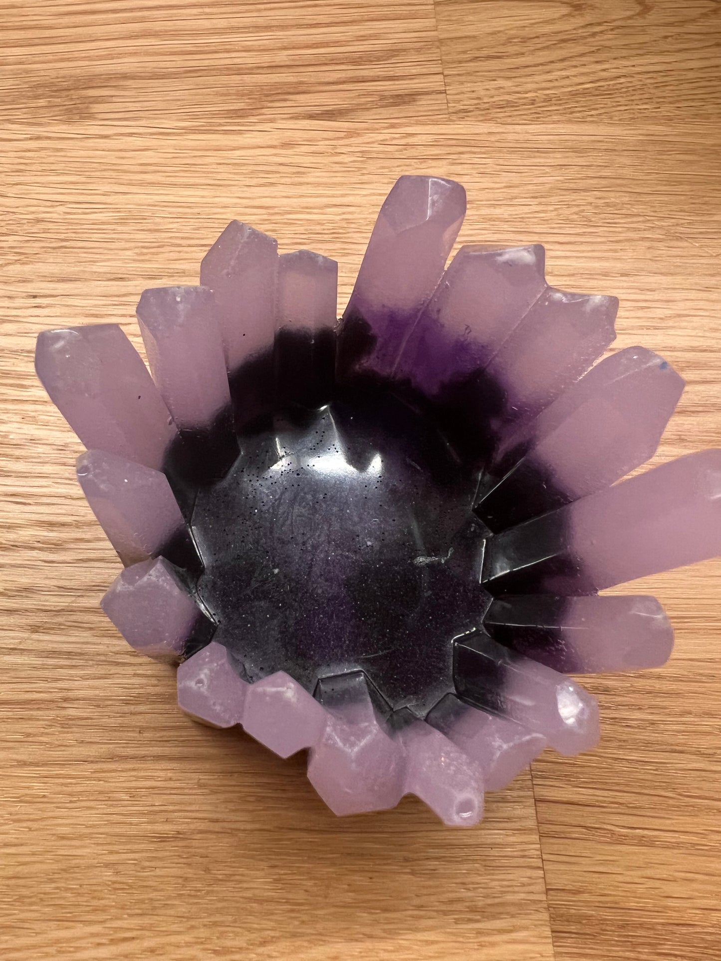 EPOXY AMETHYST PURPLE - TEALIGHT CANDLE HOLDER